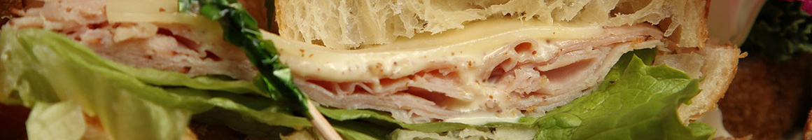Eating American (New) American (Traditional) Sandwich at The Corner Cafe - Home of Gourmet2Go restaurant in Sanford, FL.